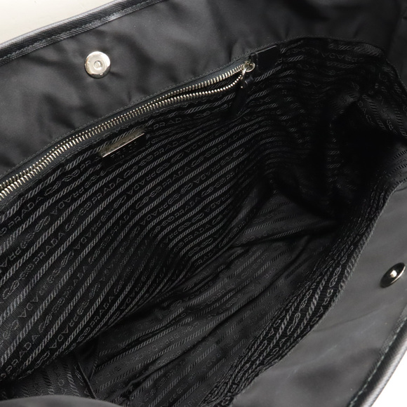 Prada Robot Collection Model Motif Nylon Shoulder Bag Black - Picture 5 of 8